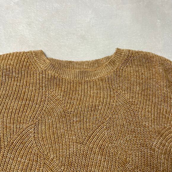J. Jill Abstract-Waterfall Textured Pullover Crewneck Sweater Size Large Boho - Picture 5 of 11